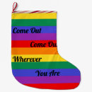 Search for gay christmas stockings Rainbow
