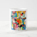 Search for mixed media coffee mugs Abstract