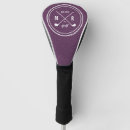 Search for purple golf head covers Golfer