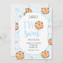 Search for milk and cookies invitations Blue