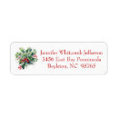 Search for holly leaf return address labels Green