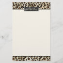 Search for leopard print stationery paper Cheetah