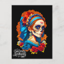 Search for dia de los muertos postcards Halloween