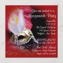 Search for new years eve masquerade party invitations Black
