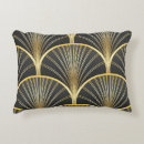 Search for art deco pattern cushions Golden