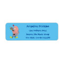 Search for octopus return address labels Under the sea