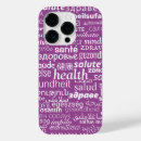 Search for language iphone cases Purple