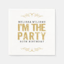 Search for 50th birthday napkins Cute
