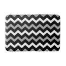 Search for black and white chevron bath mats Modern