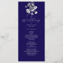 Search for royal blue wedding programs Classic