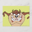 Search for looney tunes characters postcards Tasmanian devil