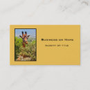 Search for giraffe business cards Safari