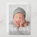Search for welcome birth announcement cards Baby girl