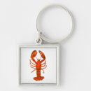 Search for red lobsters key rings Crustacean
