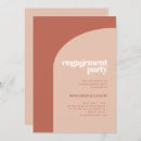 Search for peach engagement party invitations Retro