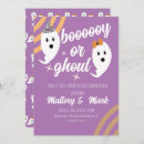 Search for halloween gender reveal invitations Ghoul