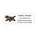 Search for funny animal return address labels Cute