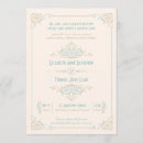 Search for filigree invitations Blue