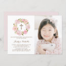 Search for peony first communion invitations Floral