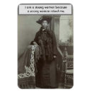 Search for african american rectangular magnets Woman