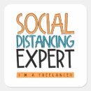 Search for social distancing stickers Introvert