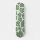 Search for leaf pattern in green skateboards Botanical