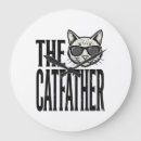 Search for funny cat clocks Father'sday