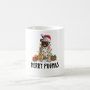 Search for christmas pug mugs Merry pugmas
