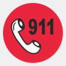 Search for medical emergency stickers 911
