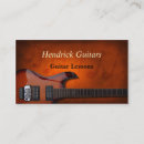 Search for bass guitar business cards Teacher