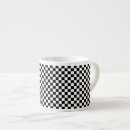Search for black and white check mugs Geometric
