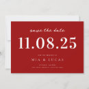 Search for red wedding save the dates Chic