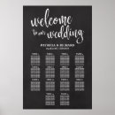 Search for chalkboard wedding seating charts Black and white