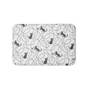 Search for black cat bath mats Black and white