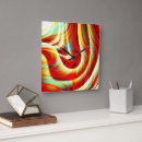 Search for curved clocks Stripes