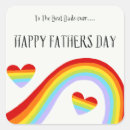 Search for happy fathers day square stickers Daddy