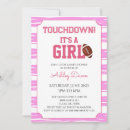 Search for footbal invitations Pink