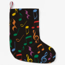 Search for music notes christmas stockings Treble clef