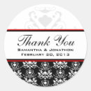 Search for red white damask stickers Elegant