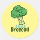 Search for broccoli cartoon stickers Happy