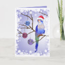 Search for parakeet christmas cards Budgie