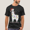 Search for llamas with hats tshirts Santa
