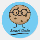 Search for smart cookie stickers Chocolate chip cookie