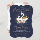 Search for swan baby shower invitations Watercolor flowers