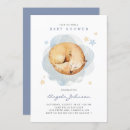 Search for fox baby boy shower invitations Watercolor