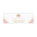 Search for crown return address labels Princess