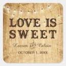 Search for country wedding stickers String lights