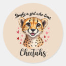 Search for cheetahs stickers Girl