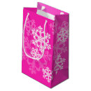 Search for pink snowflake gift bags Winter