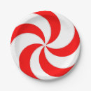 Search for peppermint swirl plates Candy cane